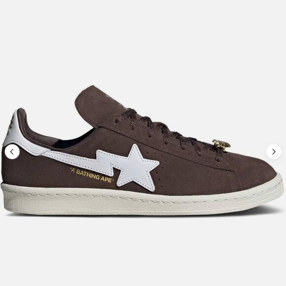 adidas Originals Campus 80s A Bathing Ape BAPE Men Us 8.5 US Brown White 42 EUR main image 7